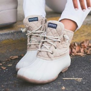 Sperry Top-Sider oatmeal 'Saltwater' Rain Boot